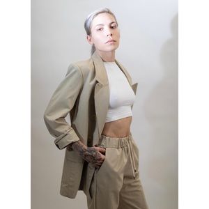 COPY - The Wave beige casual blazer